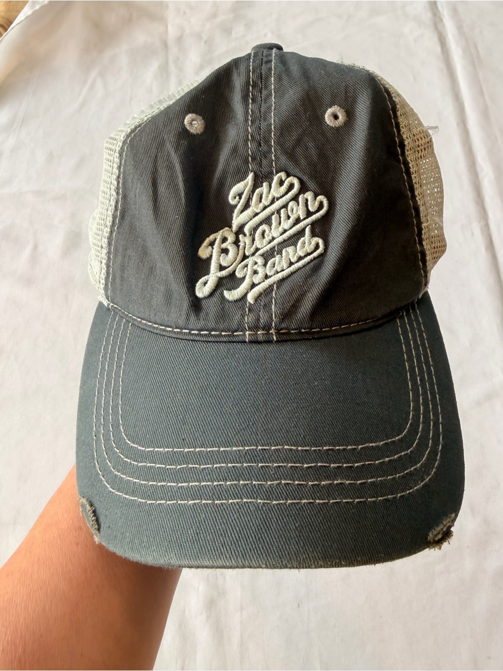 Zac Brown Band Mesh Trucker Hat by Southern Ground in Fair Cond